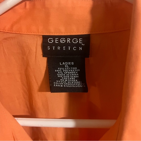 George Stretch Women’s Button Down Top XL - Picture 2 of 3